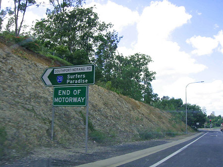 Fotos Fahrt nach Gold Coast