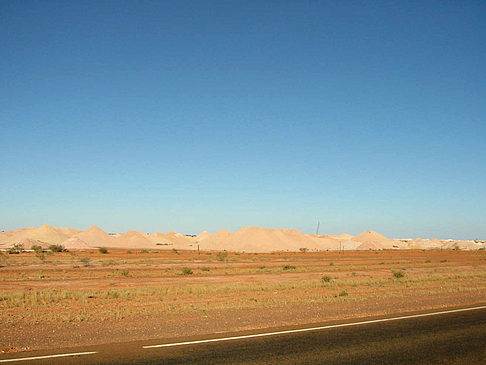 Straße im Outback Foto 