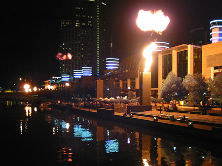 Melbourne in der Nacht